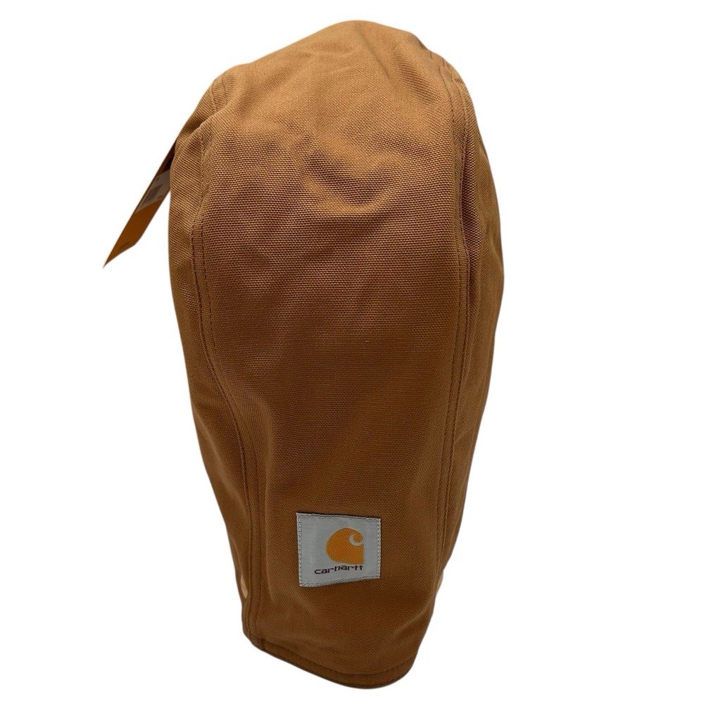 Carhartt Firm Duck Insulated Canvas Hood Sz 2X-5XL Brown Cotton Water-repellent - Picture 4 of 16